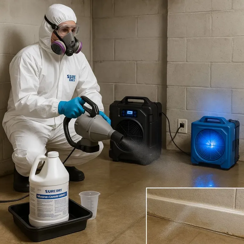 Sanitization and Odor Removal process in Glenwood, IL